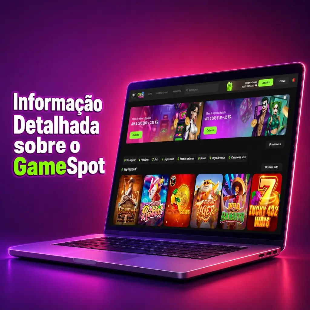 Plataforma GameSpot Portugal com apostas desportivas, casino online, segurança SSL e app móvel para Android e iOS