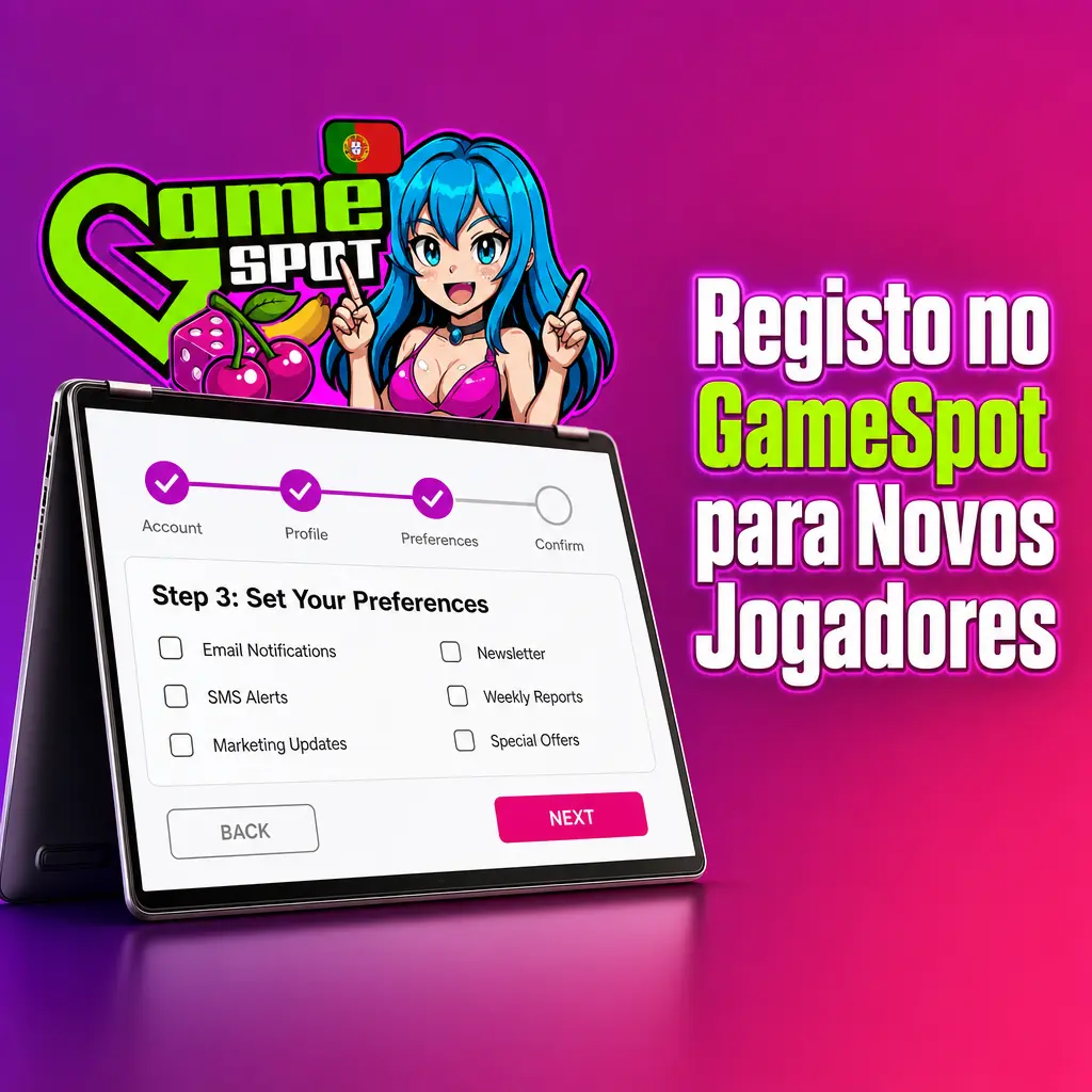 Guia de registo no GameSpot com acesso a 7000 jogos e bónus até 4000 EUR e 245 Free Spins